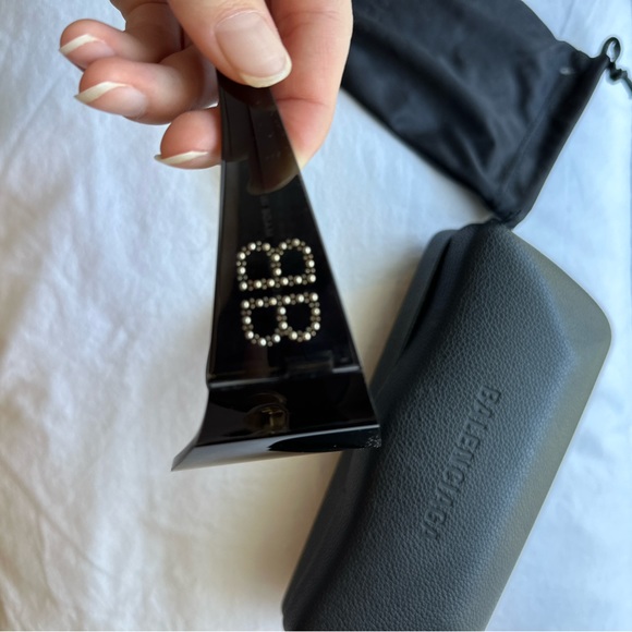 BALENCIAGA - MASK ACETATE SUNGLASSES, in BLACK - Picture 3 of 13